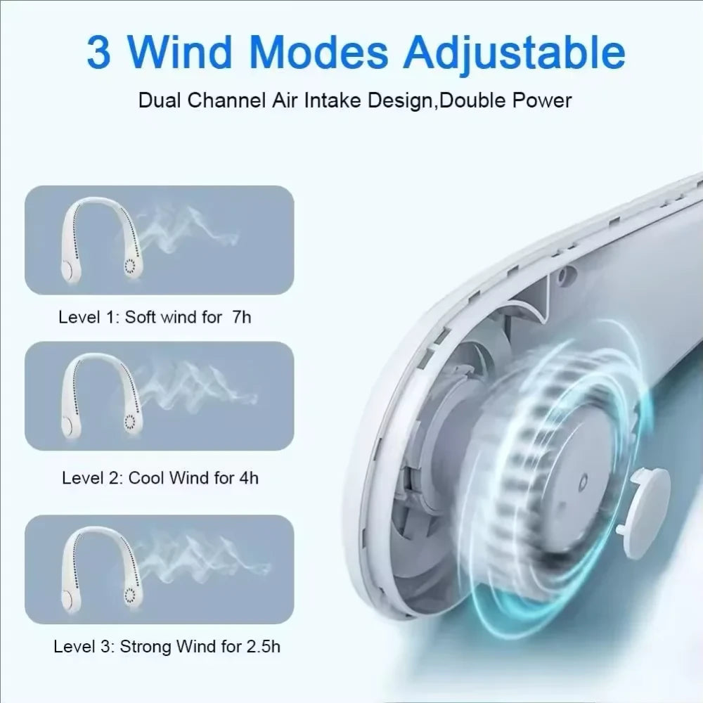 Mini Bladeless Neck Fan