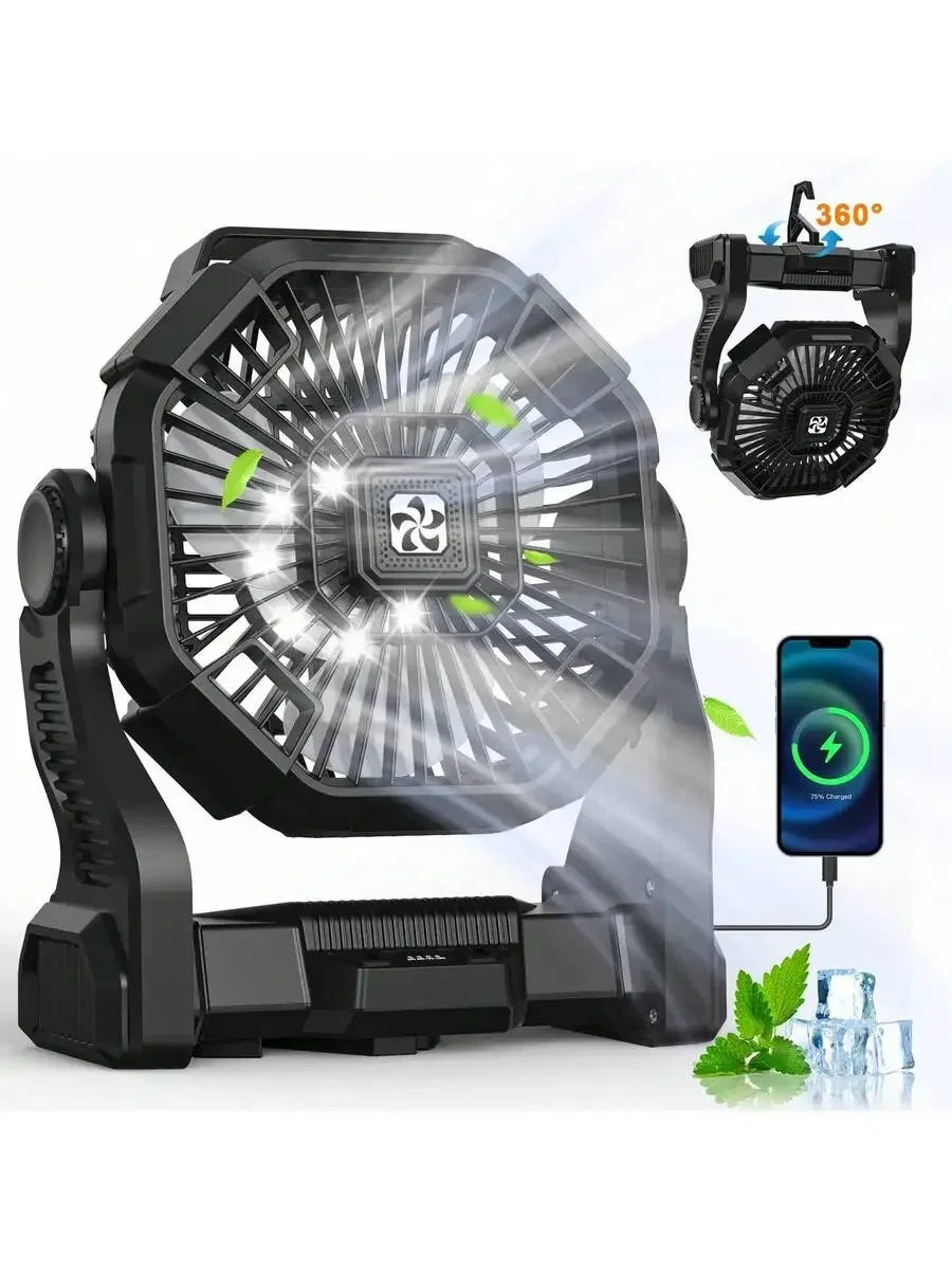 Battery Powered Fan Lantern